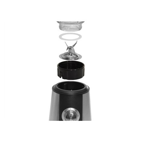 Tristar | Blender | BL-4430 | Tabletop | 500 W | Jar material Glass | Jar capacity 1.5 L | Ice crushing | Black/Stainless steel - 6